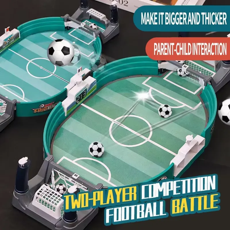 Game Educational For Kids Free - Großer Tischfußball-Tisch, Lehrreiches Spielzeug, Doppelspiel, Interaktives