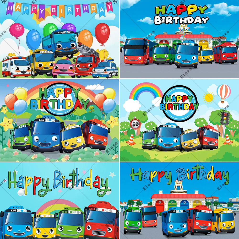 Background For Kids Education - Cartoon Anime Der kleine Bus Kinder