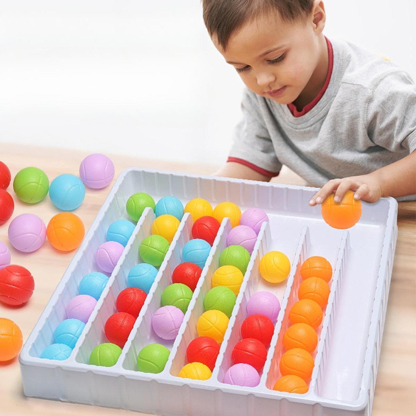 Kids Education Centre - Farbsortier-Kugelspiel, Aktivitäts-Spielzentrum, Brettspiel, Puzzle, Lernspielzeug für