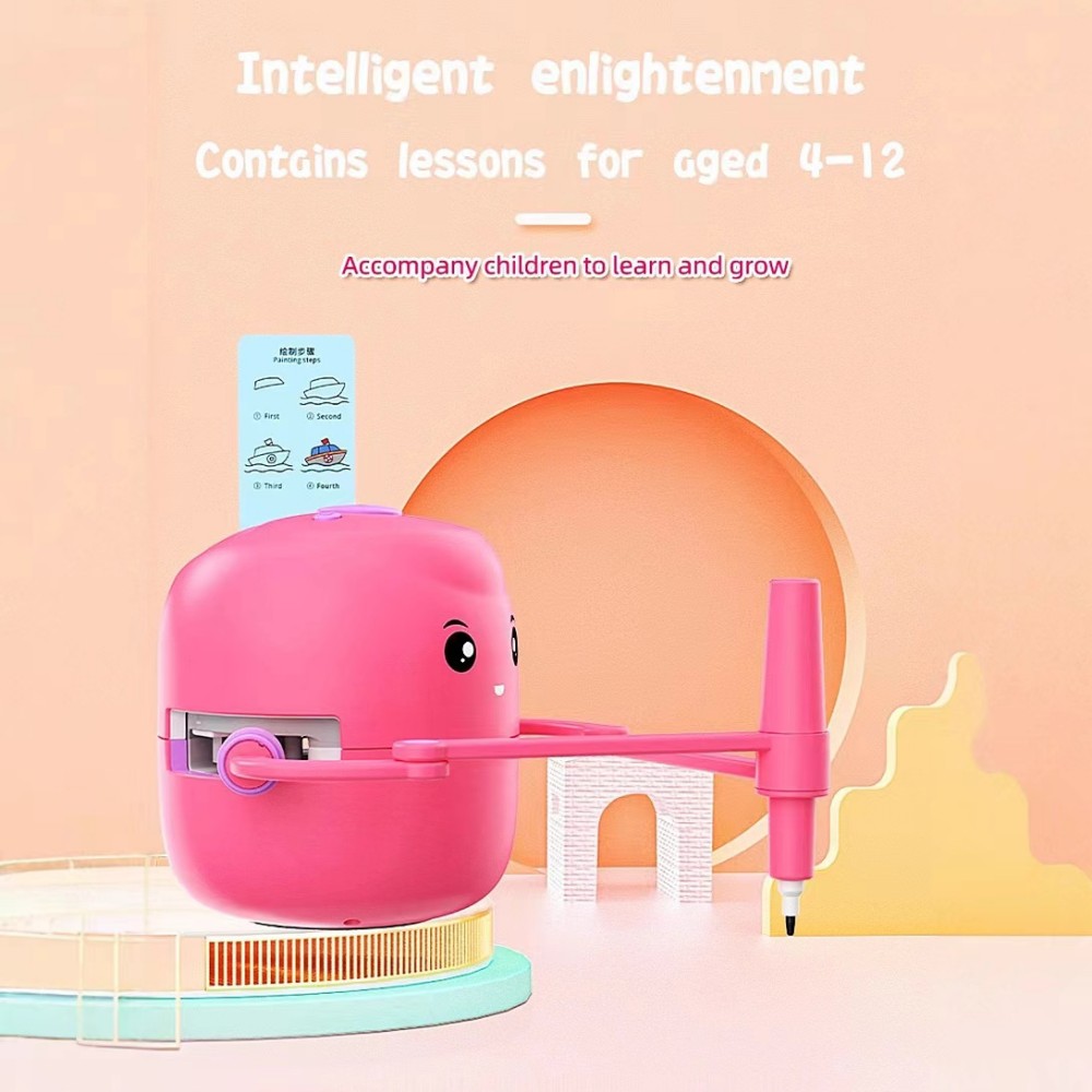 Kid Educational - Zeichenroboter für Kinder, interaktiver, pädagogischer Zeichenroboter,