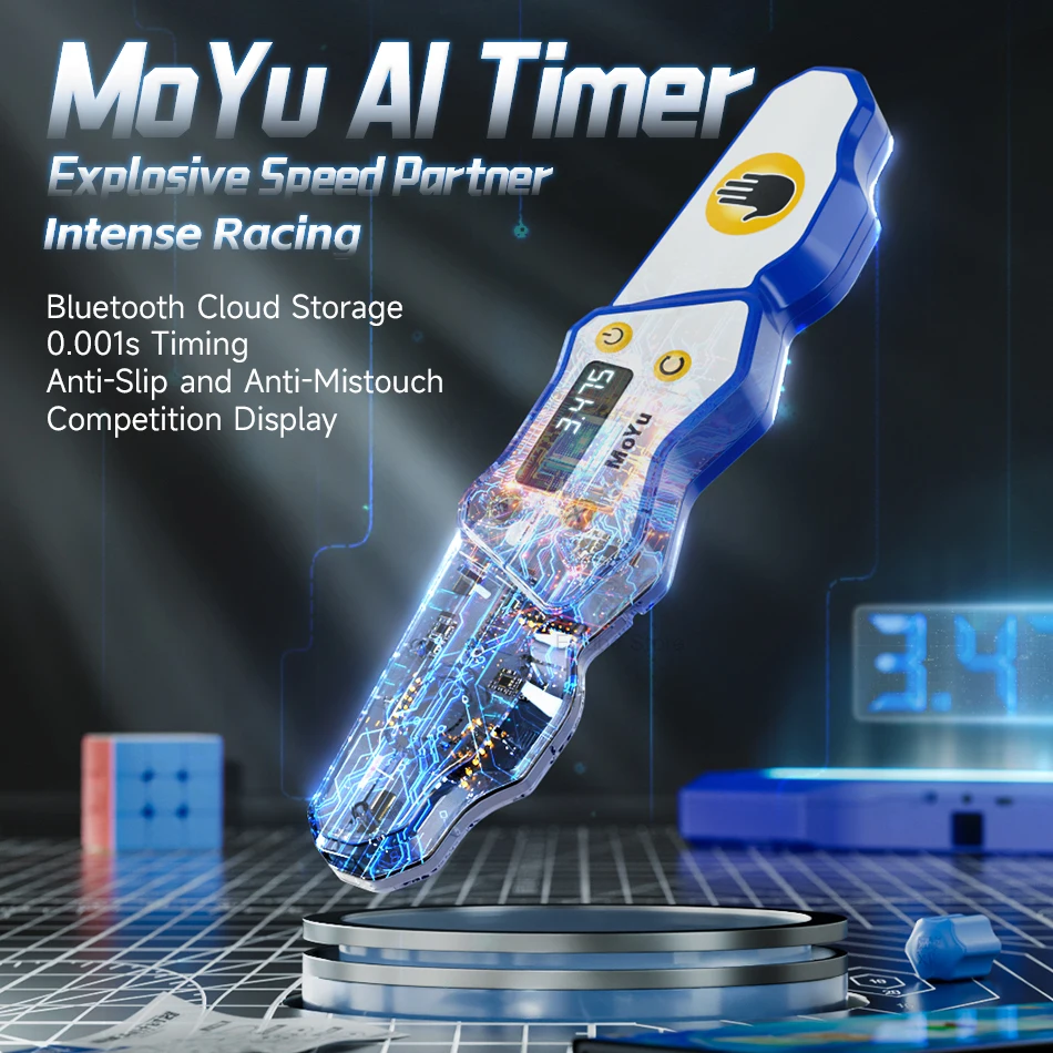 Kids Education Related - [ECube] MoYu AI Timer 2024, Geschwindigkeitswürfel,