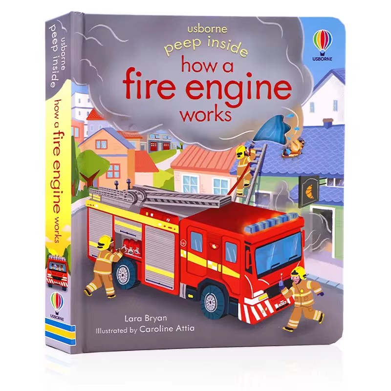 Usborne Peep Inside How A Fire – Kid Educational Bewertung und Preis