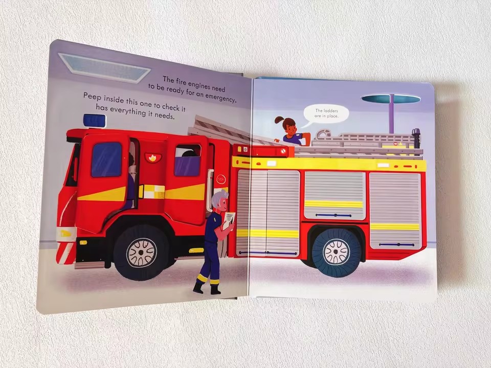 Usborne Peep Inside How A Fire – Kid Educational Bewertung und Preis