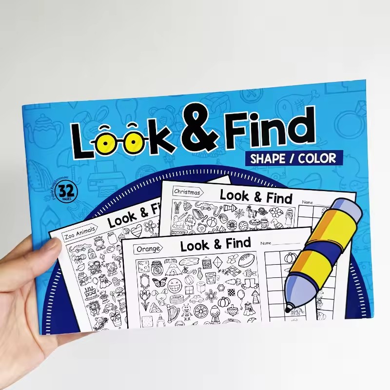 Look And Find Malbuch für Klei – Kid Educational Bewertung und Preis