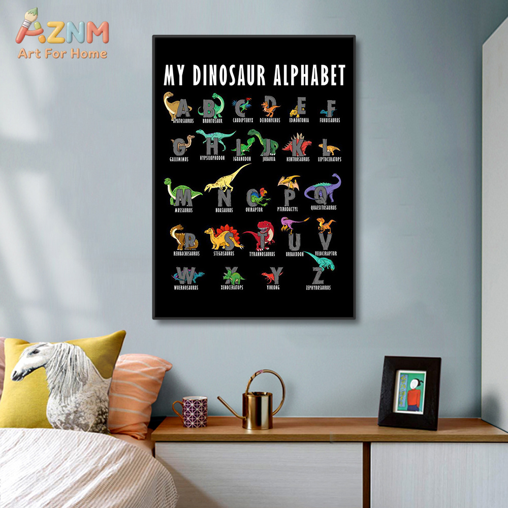 AZNM Dinosaurier-Alphabet-Lein – Background For Kids Education Bewertung und Preis