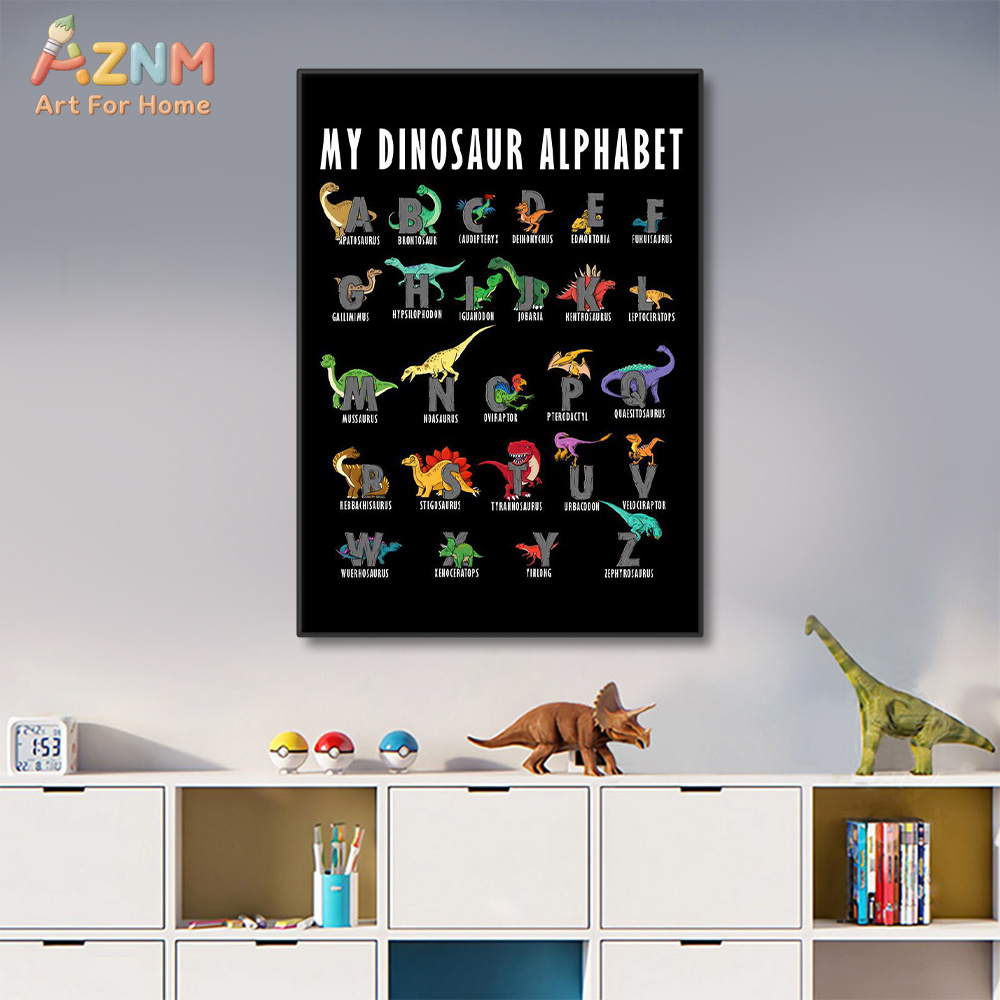 AZNM Dinosaurier-Alphabet-Lein – Background For Kids Education Bewertung und Preis