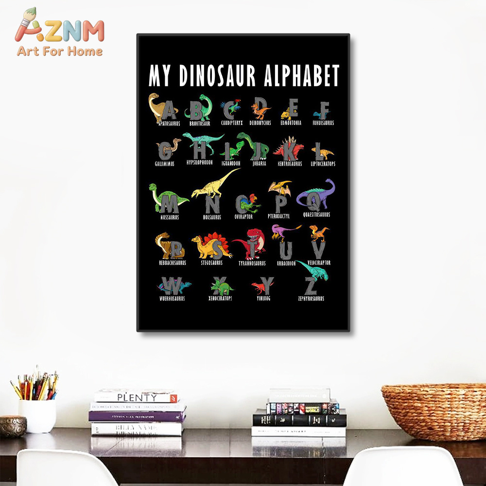 AZNM Dinosaurier-Alphabet-Lein – Background For Kids Education Bewertung und Preis