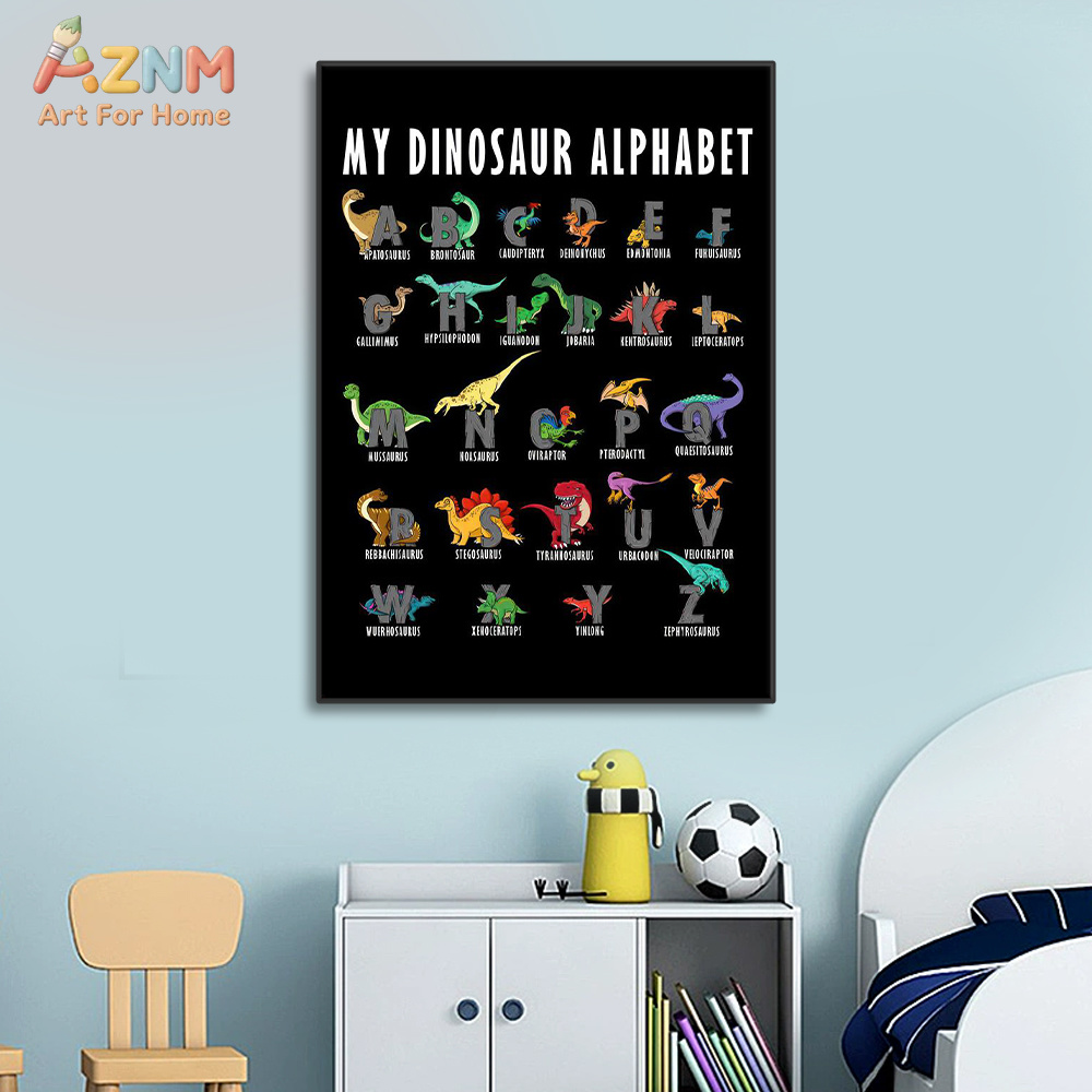 AZNM Dinosaurier-Alphabet-Lein – Background For Kids Education Bewertung und Preis