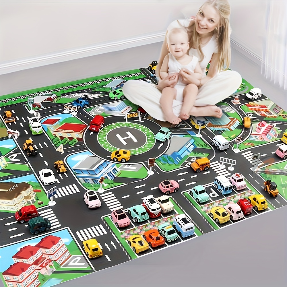 1 Stück, Stadtverkehr-Spielmat – Game Educational For Kids Free Bewertung und Preis