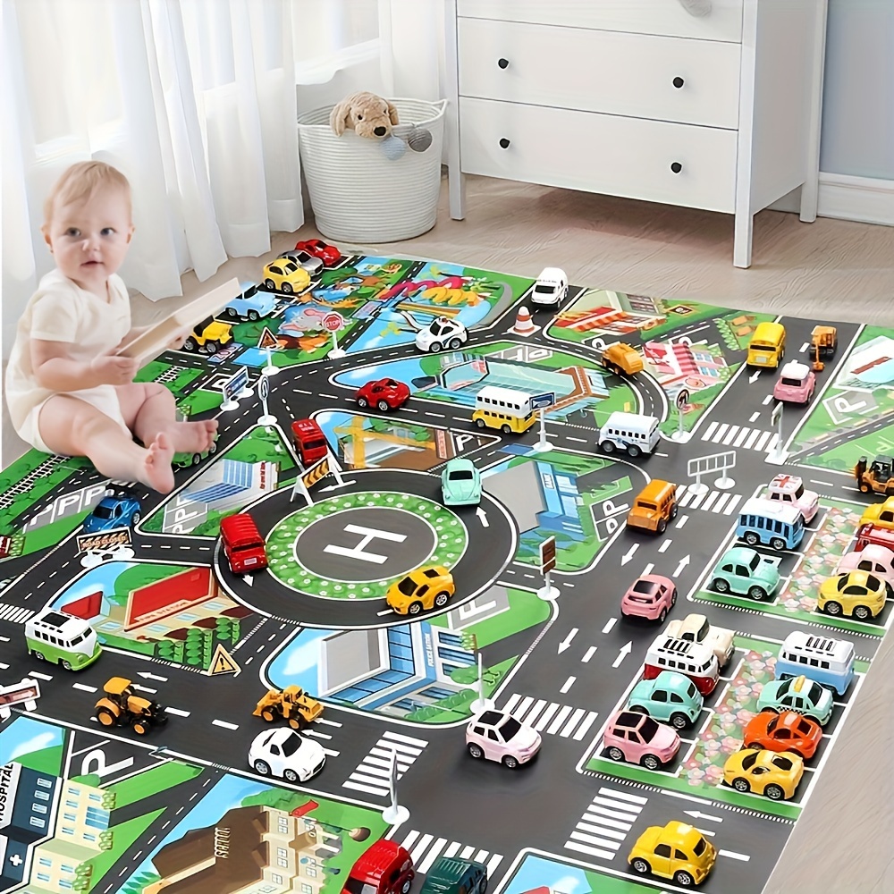 1 Stück, Stadtverkehr-Spielmat – Game Educational For Kids Free Bewertung und Preis